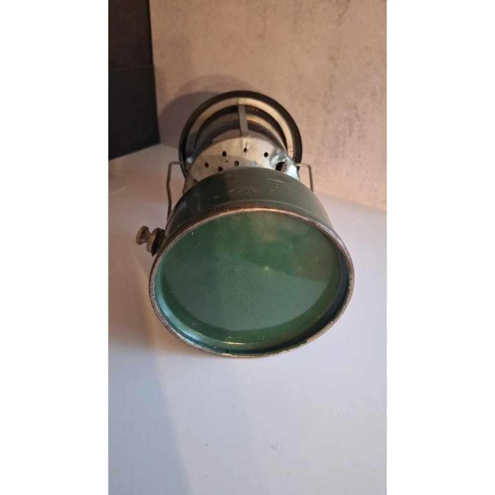 Coleman Lantern 220F Dated Feb 1966 Double Mantle Green Camping Vintage USA